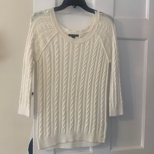 AE cream 3/4 length sweater .never worn